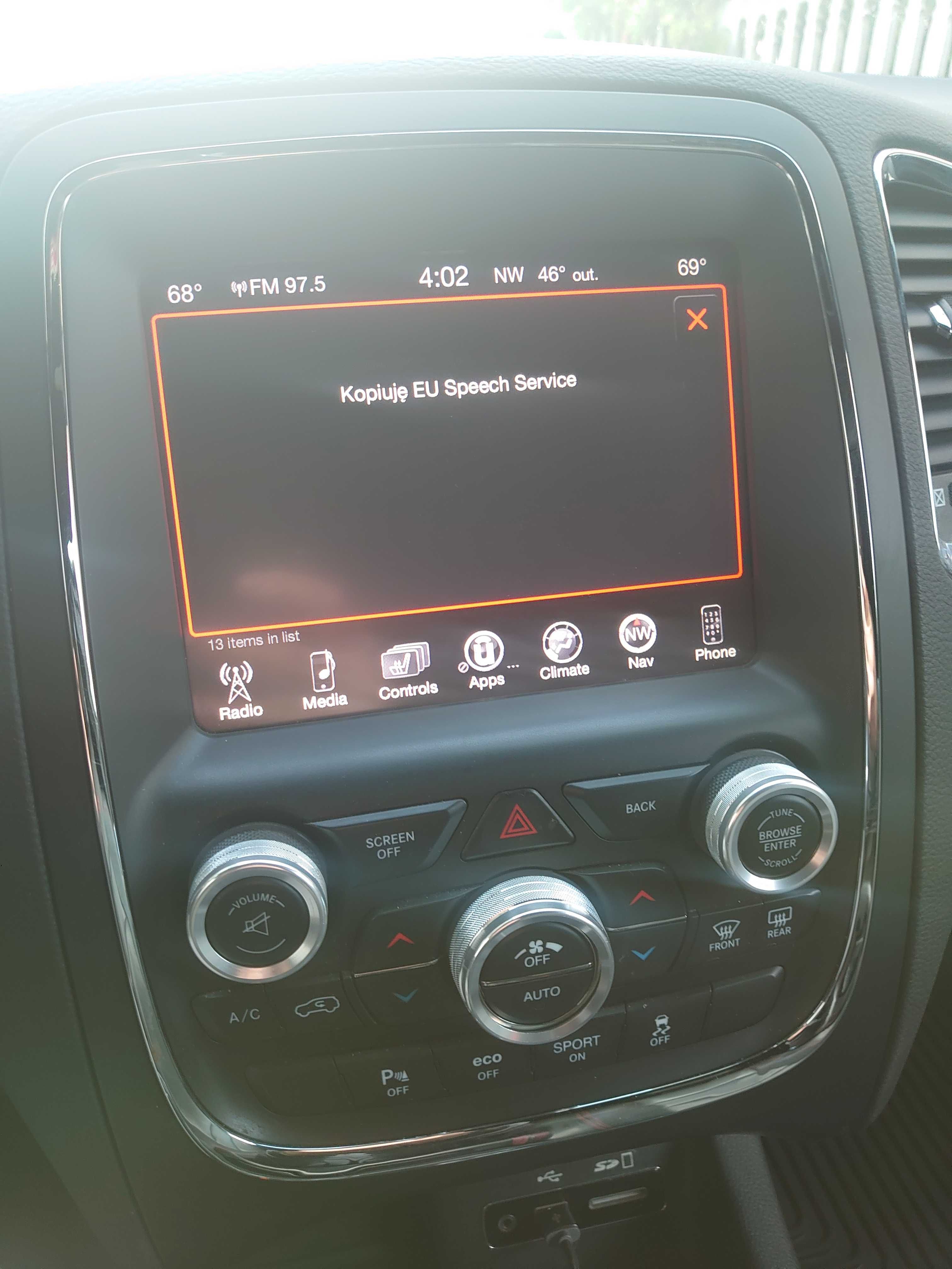 Jeep Dodge Chrysler Konwersja z Usa na Eu, lampy, kodowanie, pl język,