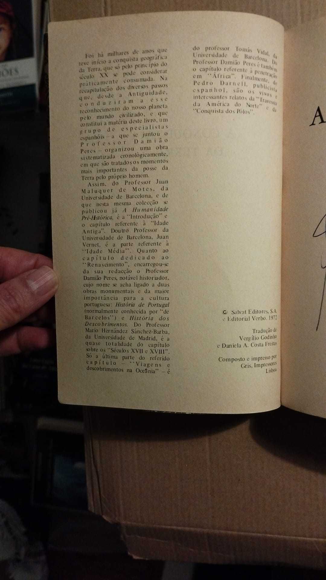 A Conquista da Terra - Livro Usado