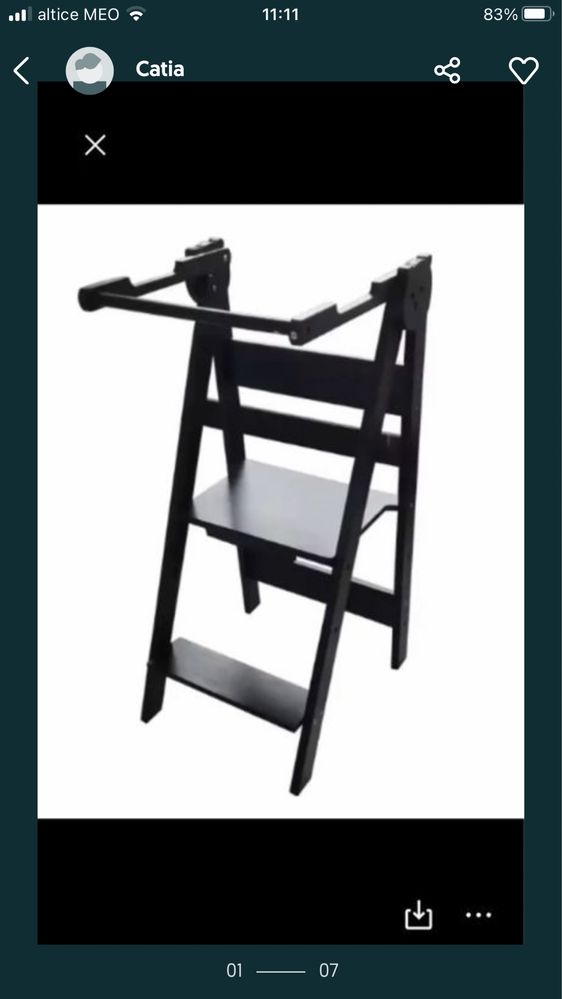 Torre de aprendizagem dobrável montessori nova