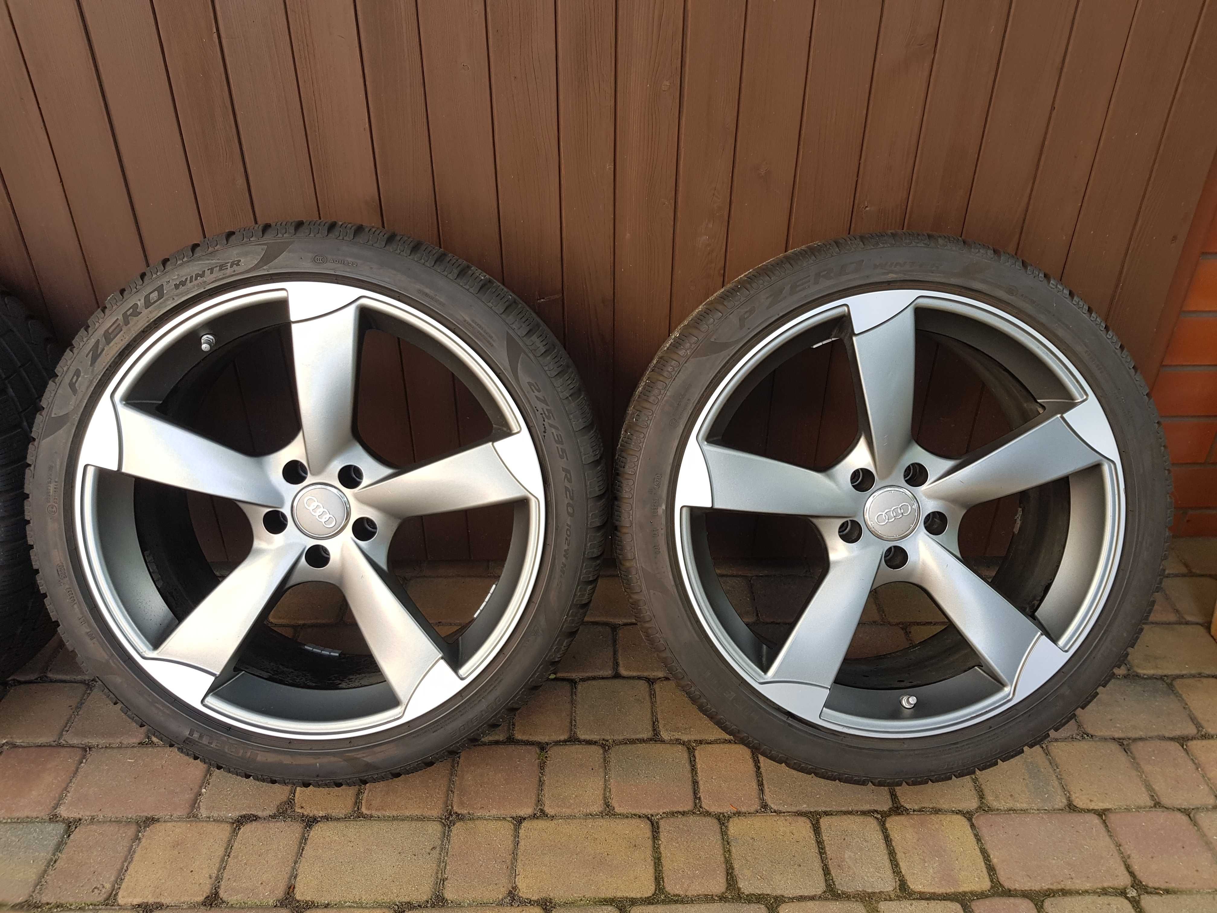 Koła do Audi 275/35r20 wzór rotor 9j pirelli p-zero et26 5x112 zimowe