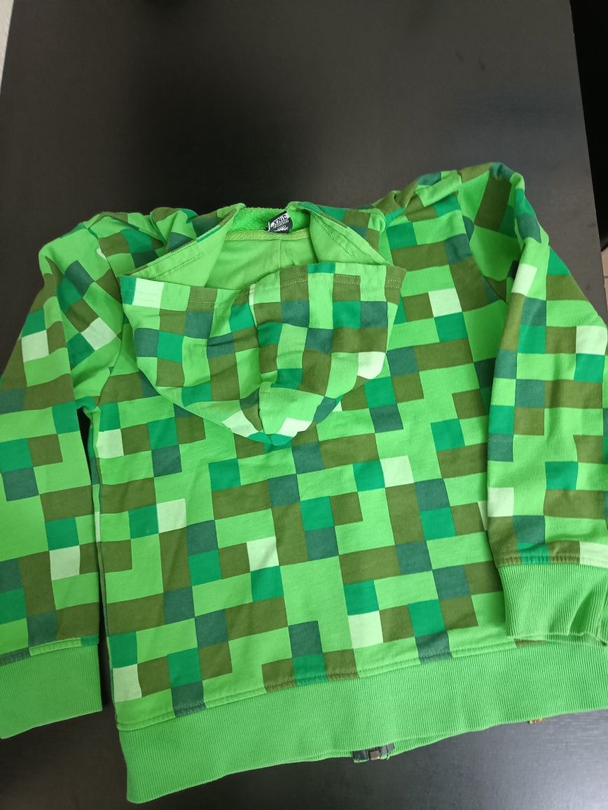 Rozpinana bluza chłopięca Minecraft 134/140