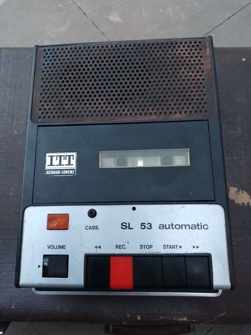 ITT SL 53 Automatic rejestrator odtwarzacz dźwięku PRL vintage 1973