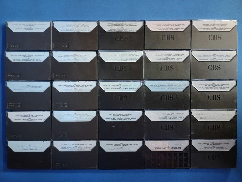 colecção 100 cassetes audio a "História da música Rock"