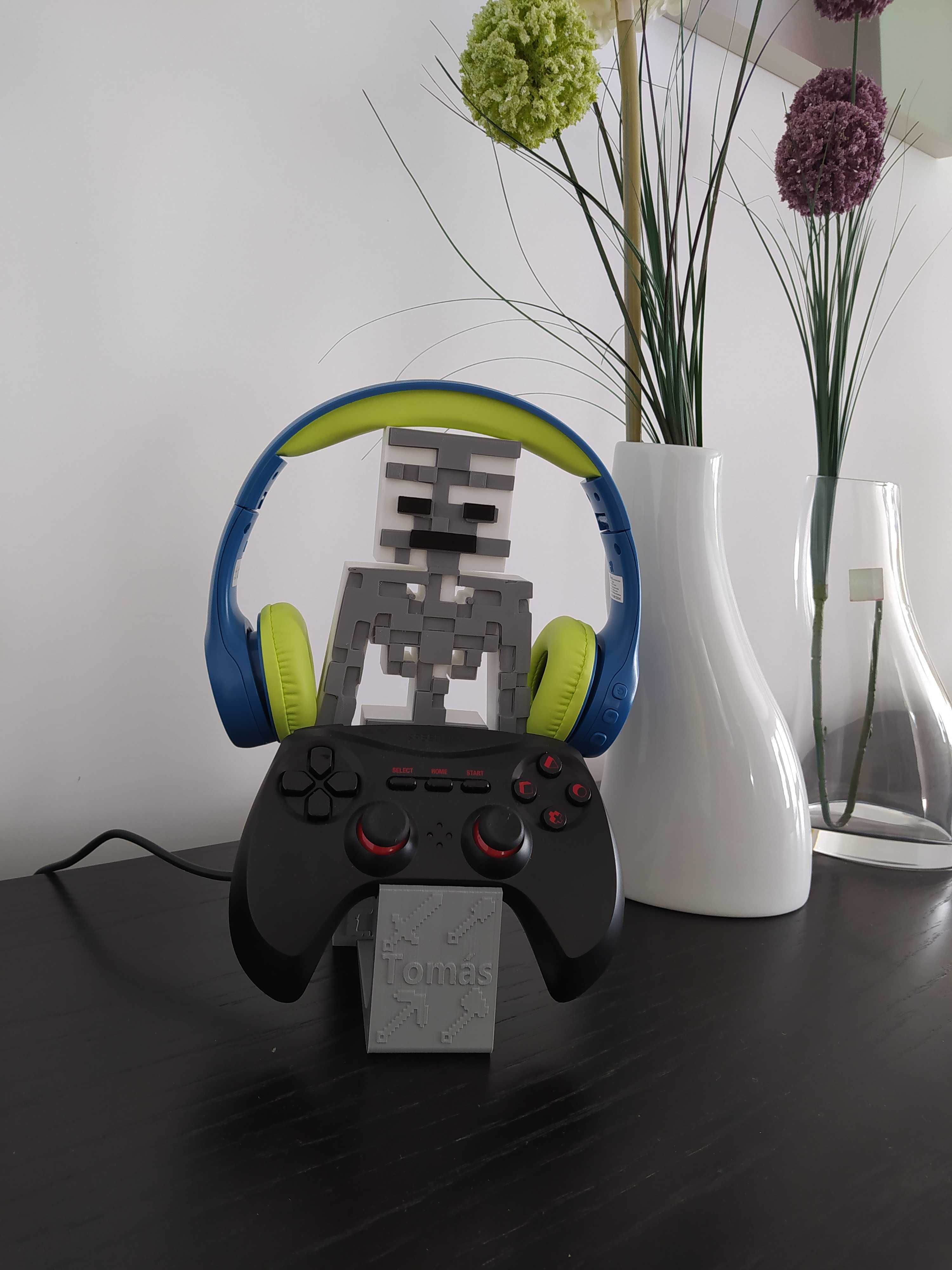 Minecraft Headphones Auscultadores - suporte comando playstation xbox