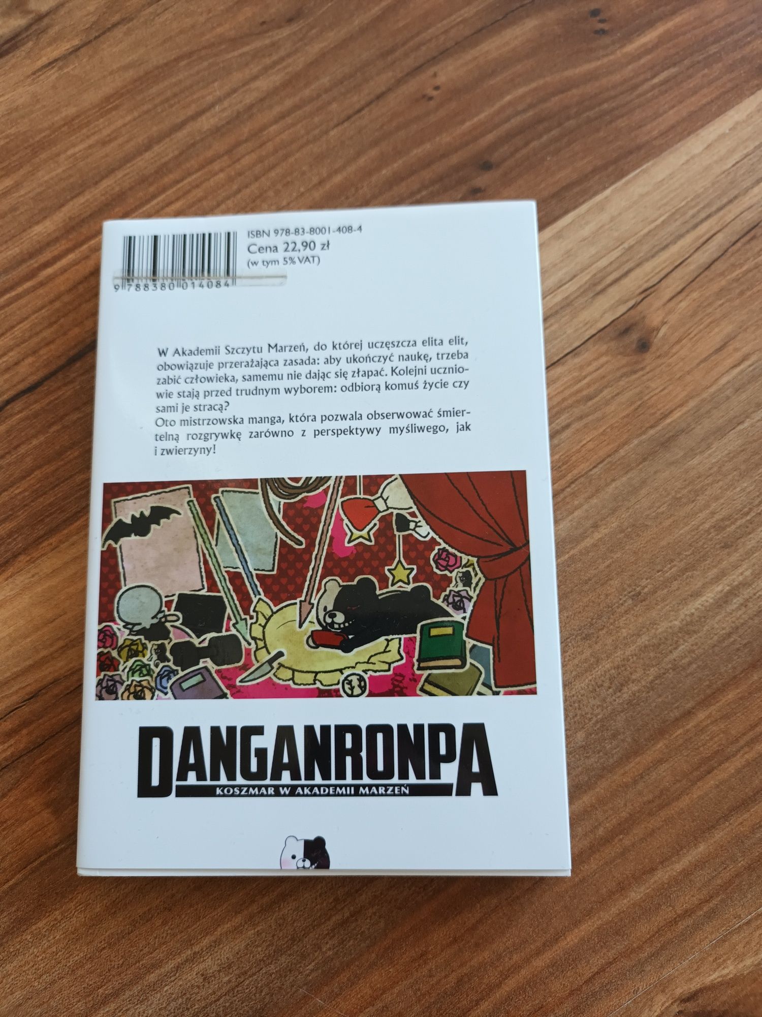 Komiks książka Mangi Manga Koszmar w akademii marzeń 1 Danganronpa