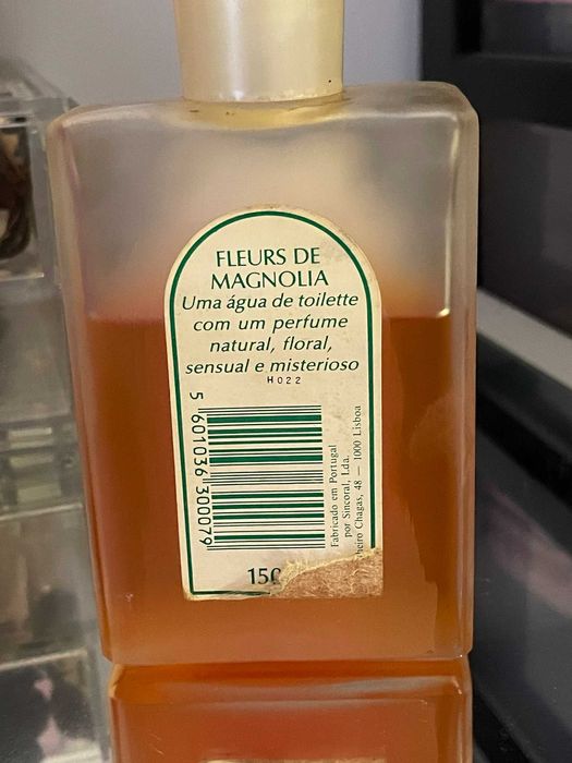 Frasco vintage fleurs de magnolia “bien-être” decoração