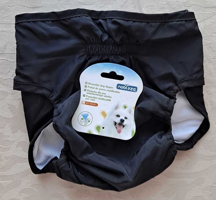 2 Fraldas laváveis para cadela tamanho médio, com oferta