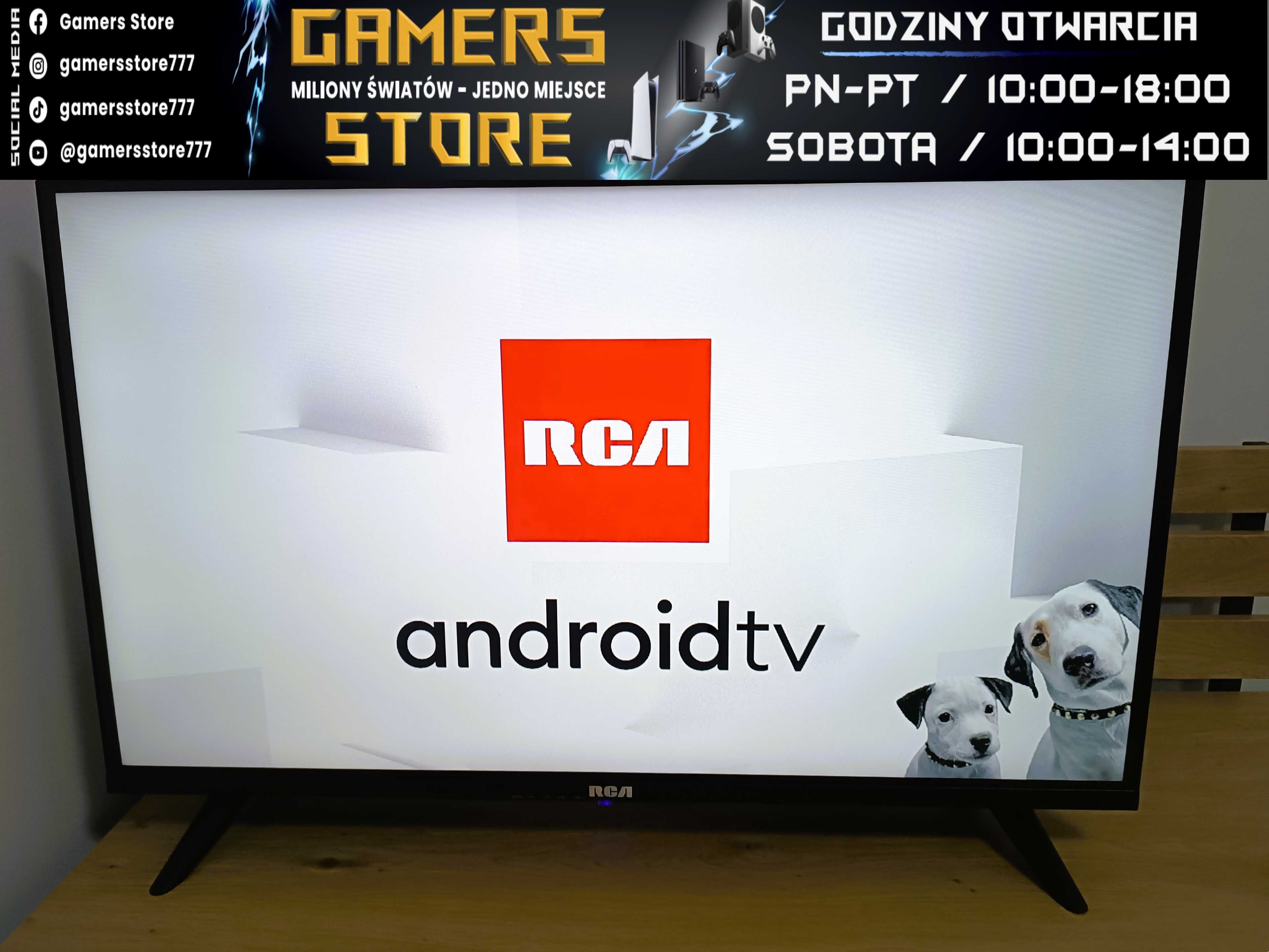 RCA Smart Android TV 32'' Pilot w Aplikacji na Telefonie-GAMERS STORE