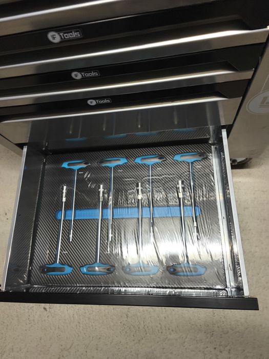 Carrinho de Ferramentas 7/7 gavetas completas FTools profissional