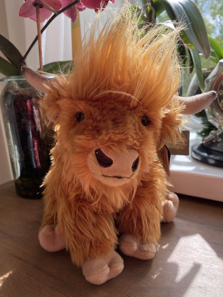 Оригинальная игрушка highland cow Телец