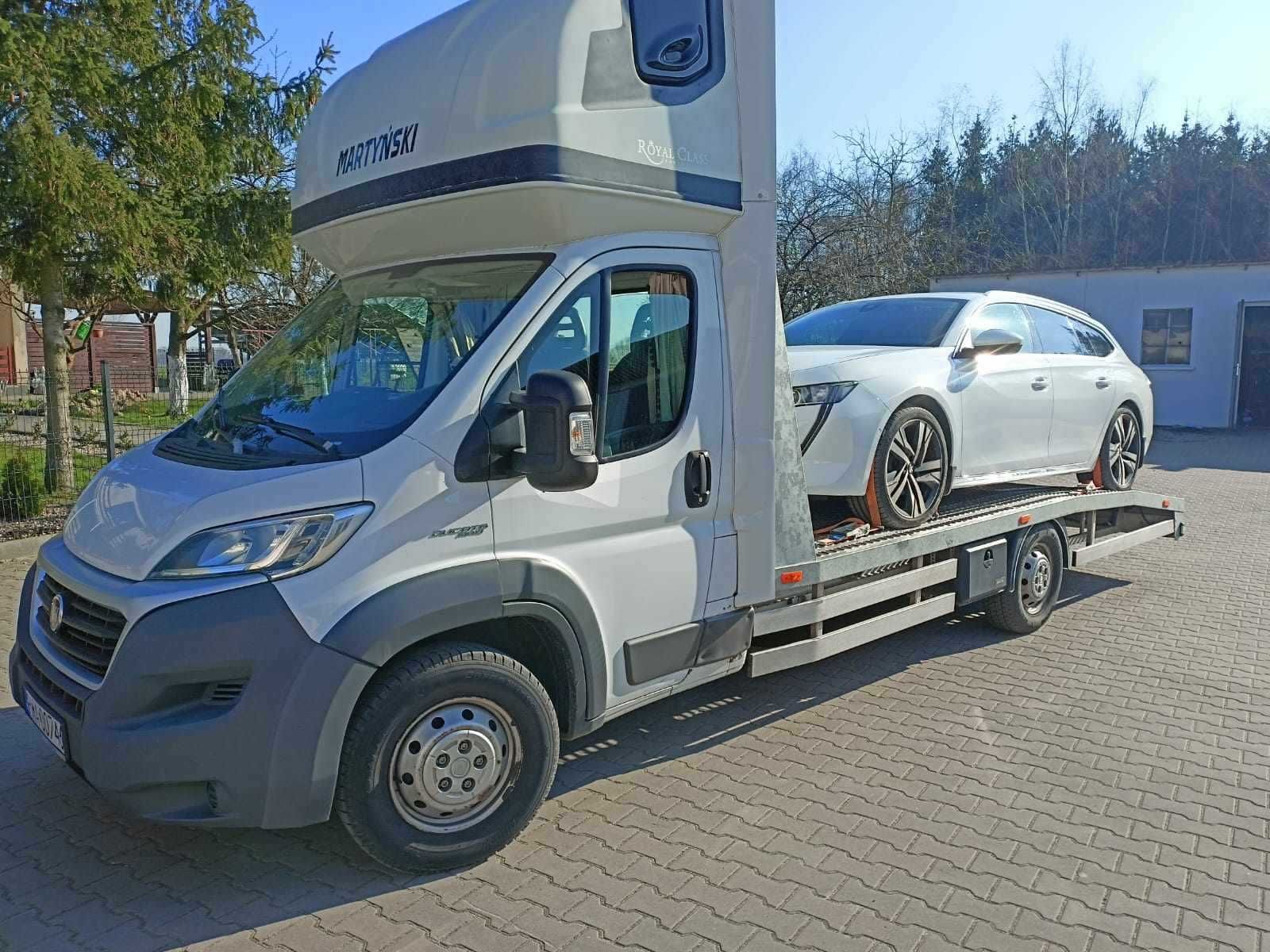 Fiat Ducato 3.0 180 km najazd autolaweta Super stan - 1 właściciel