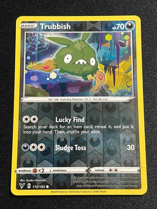 Carta Pokémon Trubbish 110/185 Vivid Voltage