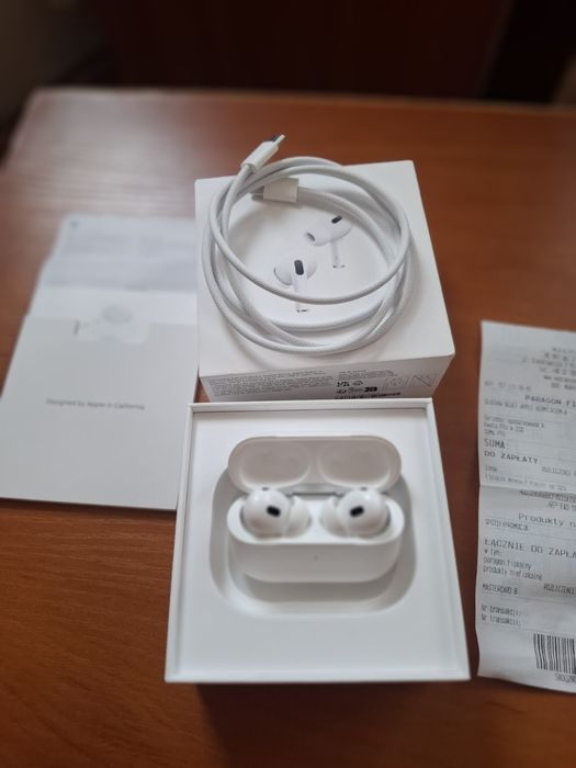 Sluchawki AirPods Pro2 gen2 -pelny zestaw+ gwarancja