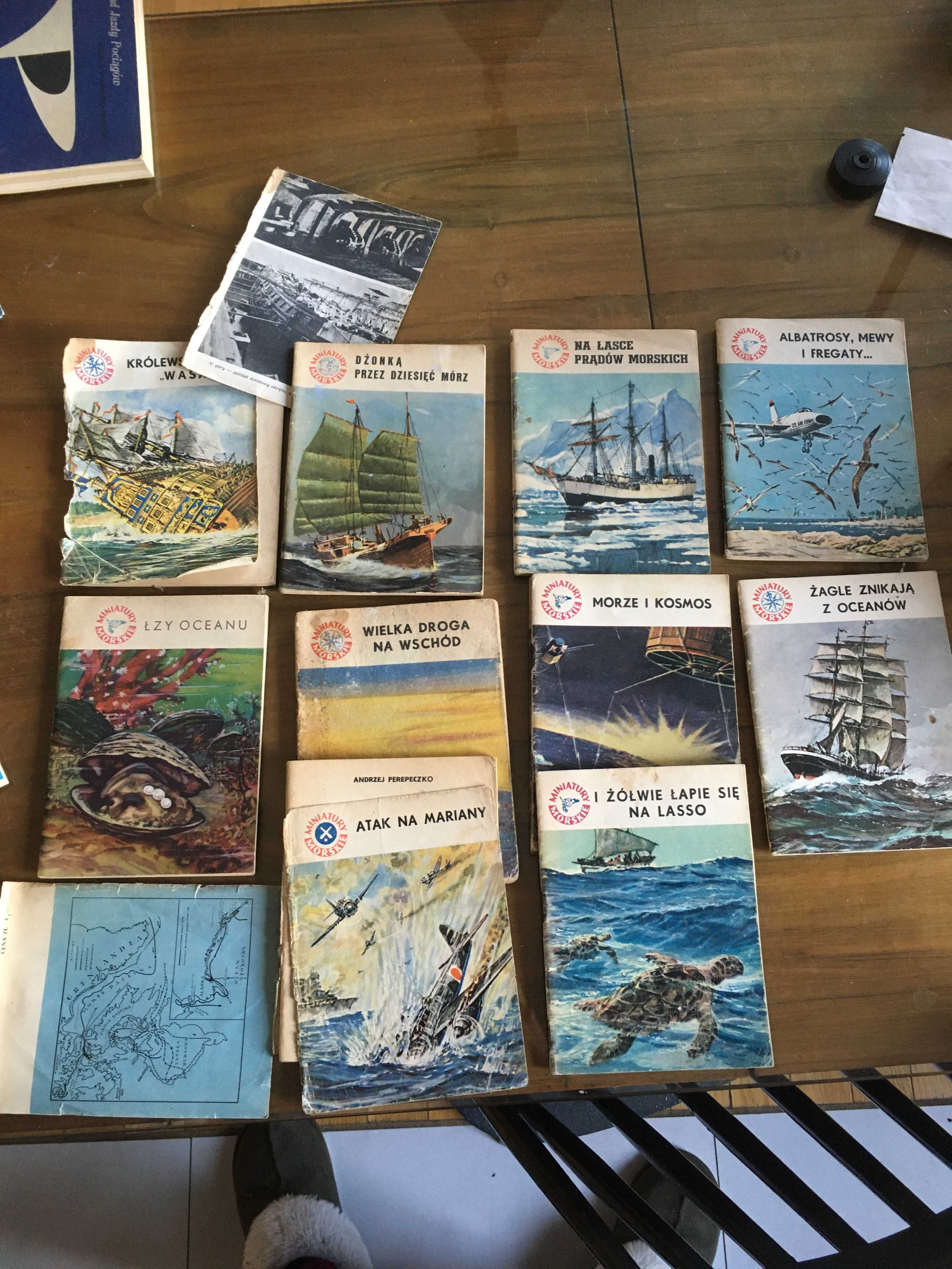 Miniatury morskie zestaw 10 książeczek