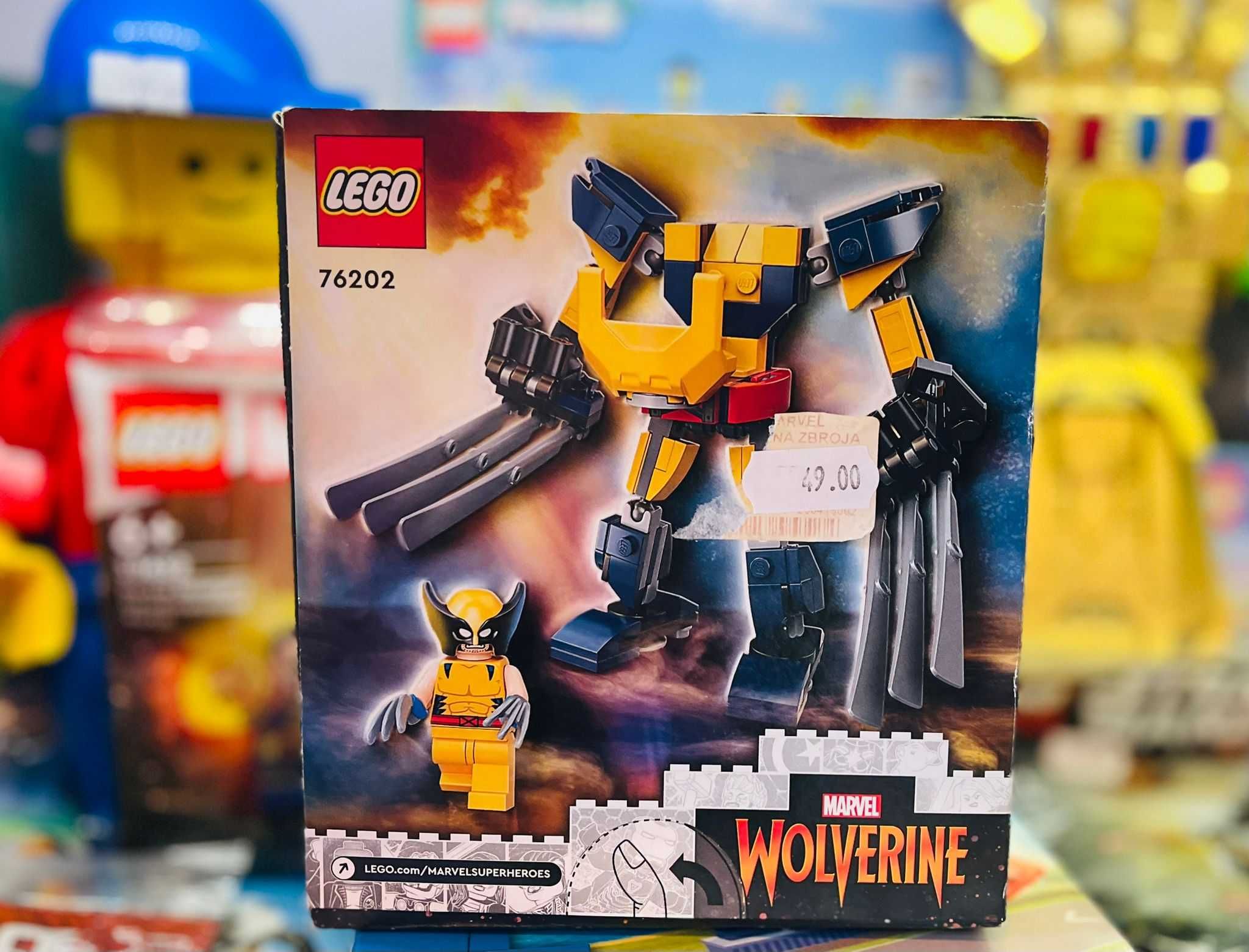 Klocki LEGO MARVEL WOLVERINE 76202 Mechaniczna Zbroja Wolverine’a