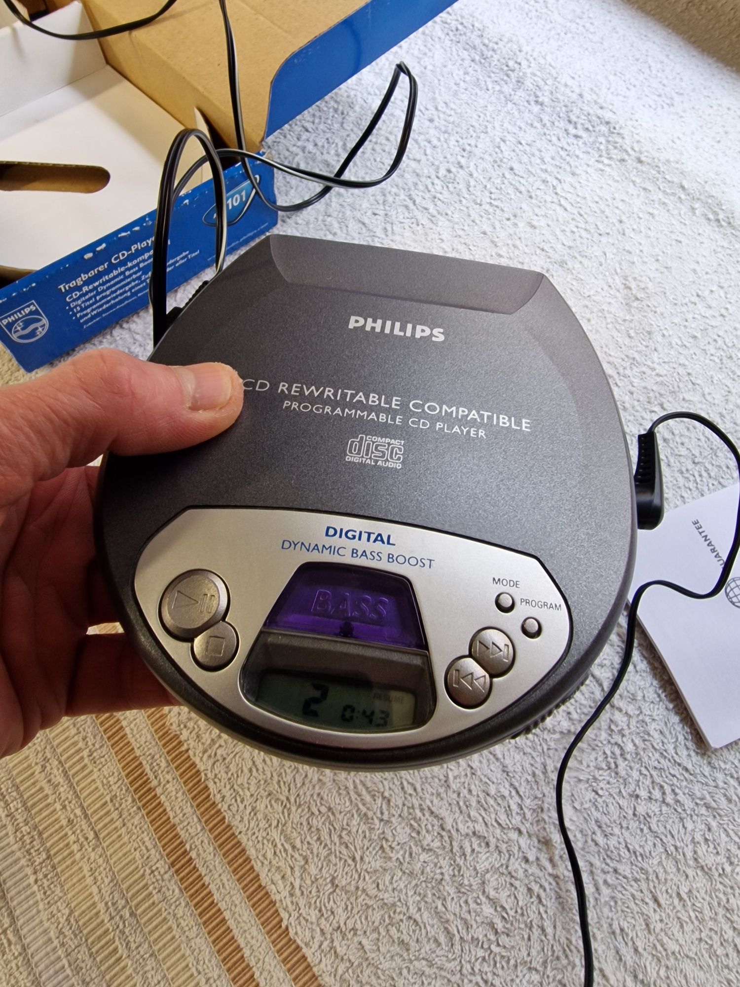 Discman Phillips ax1101/00c ,komplety nawet parago