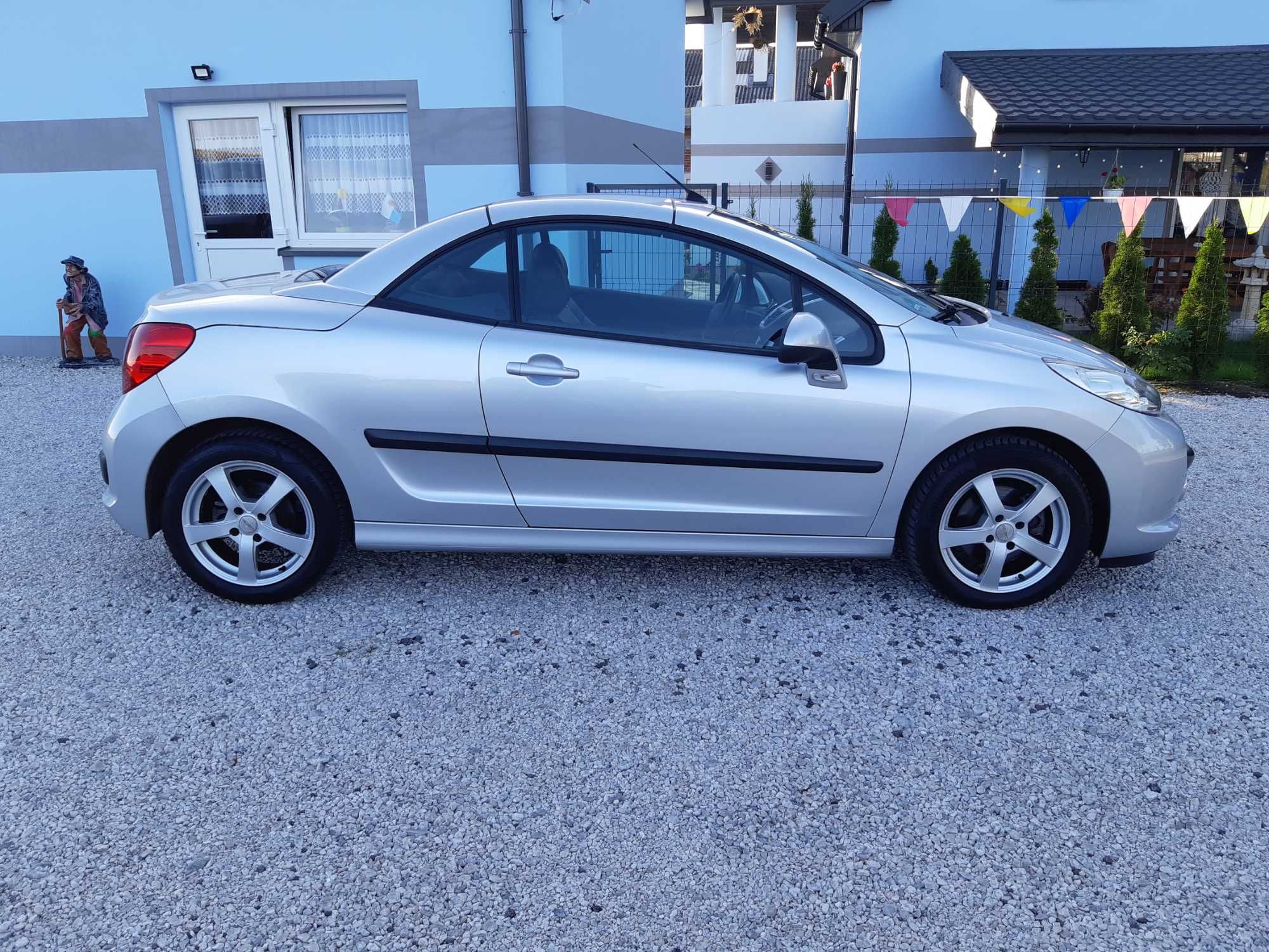 Peugeot 207 CC 1,6 16V TURBO Opłacony 1 Wł 100 % Bez wypadek 161000 KM