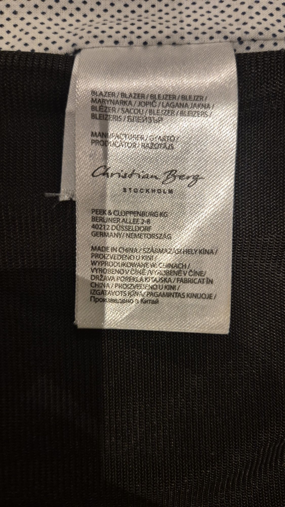 Marynarka Christian Berg Warszawa Rondo Żaba