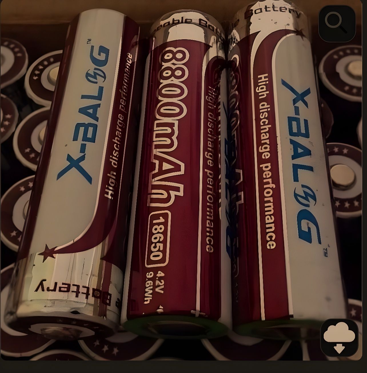 Літієвий акумулятор 18650 X-Balog 8800mAh 4.2V Li-ion літієва акумулят