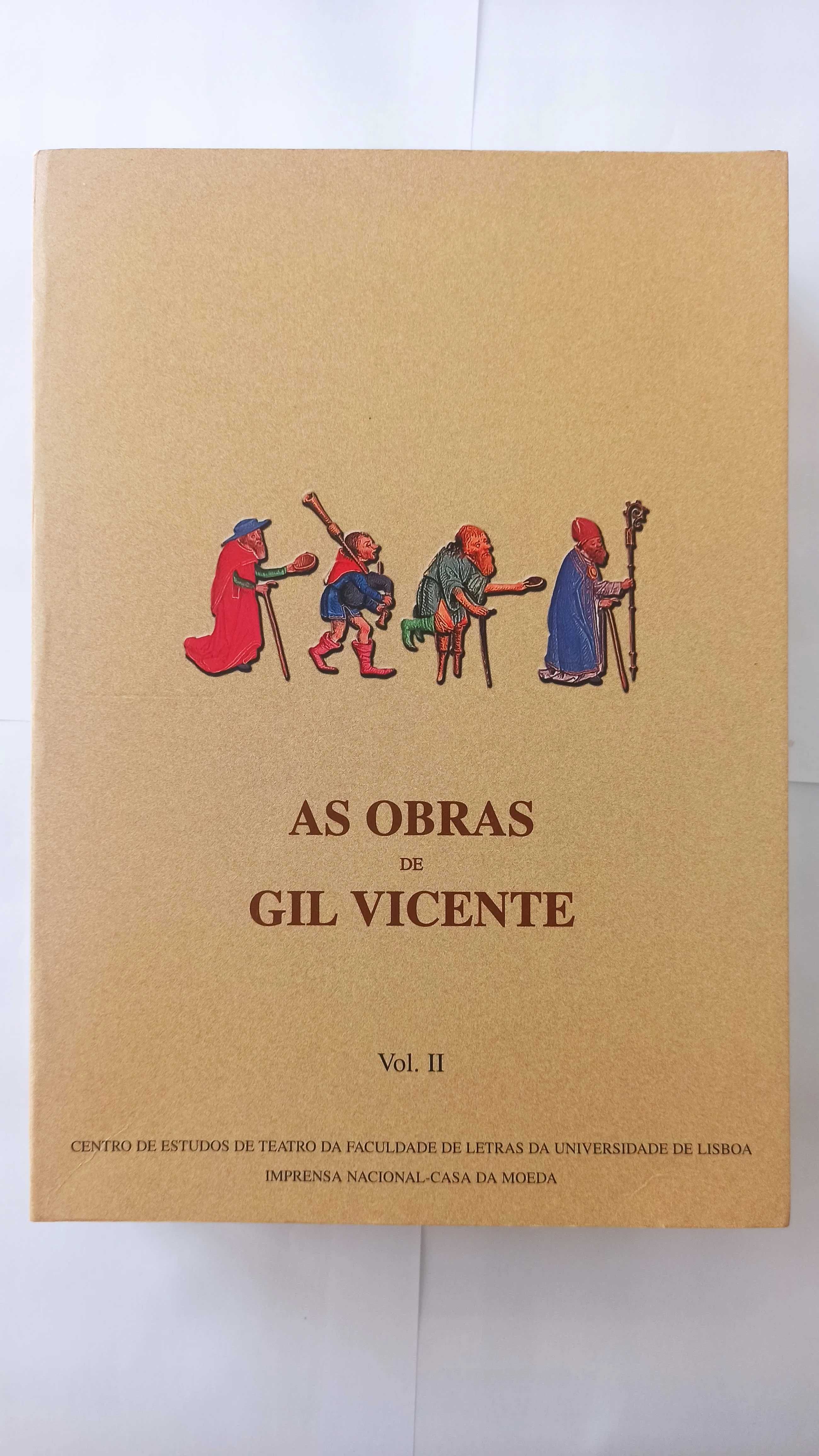 As Obras de Gil Vicente (volumes: l, II, V)