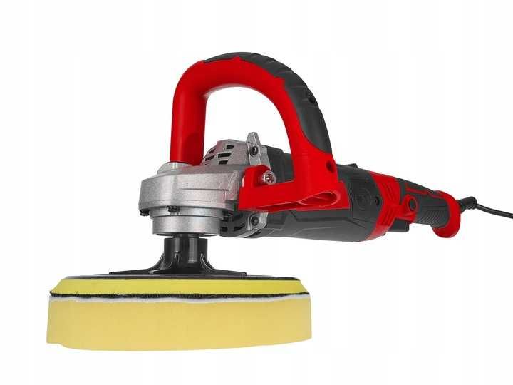 Polerka samochodowa szlifierka 180mm 2600W z regulacją zestaw