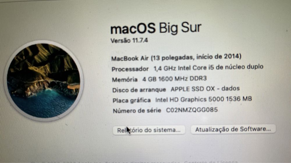 MacBook Air 13 com caixa