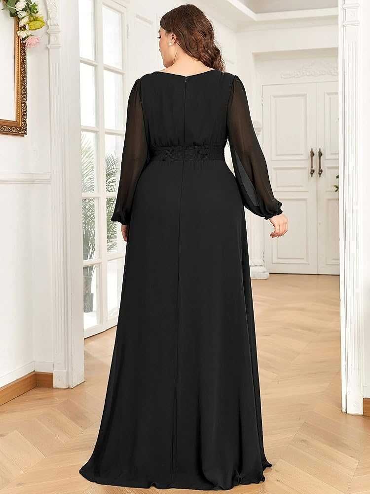 Ever Pretty_sukienka maxi czarna_rozmiar XL/XXL
