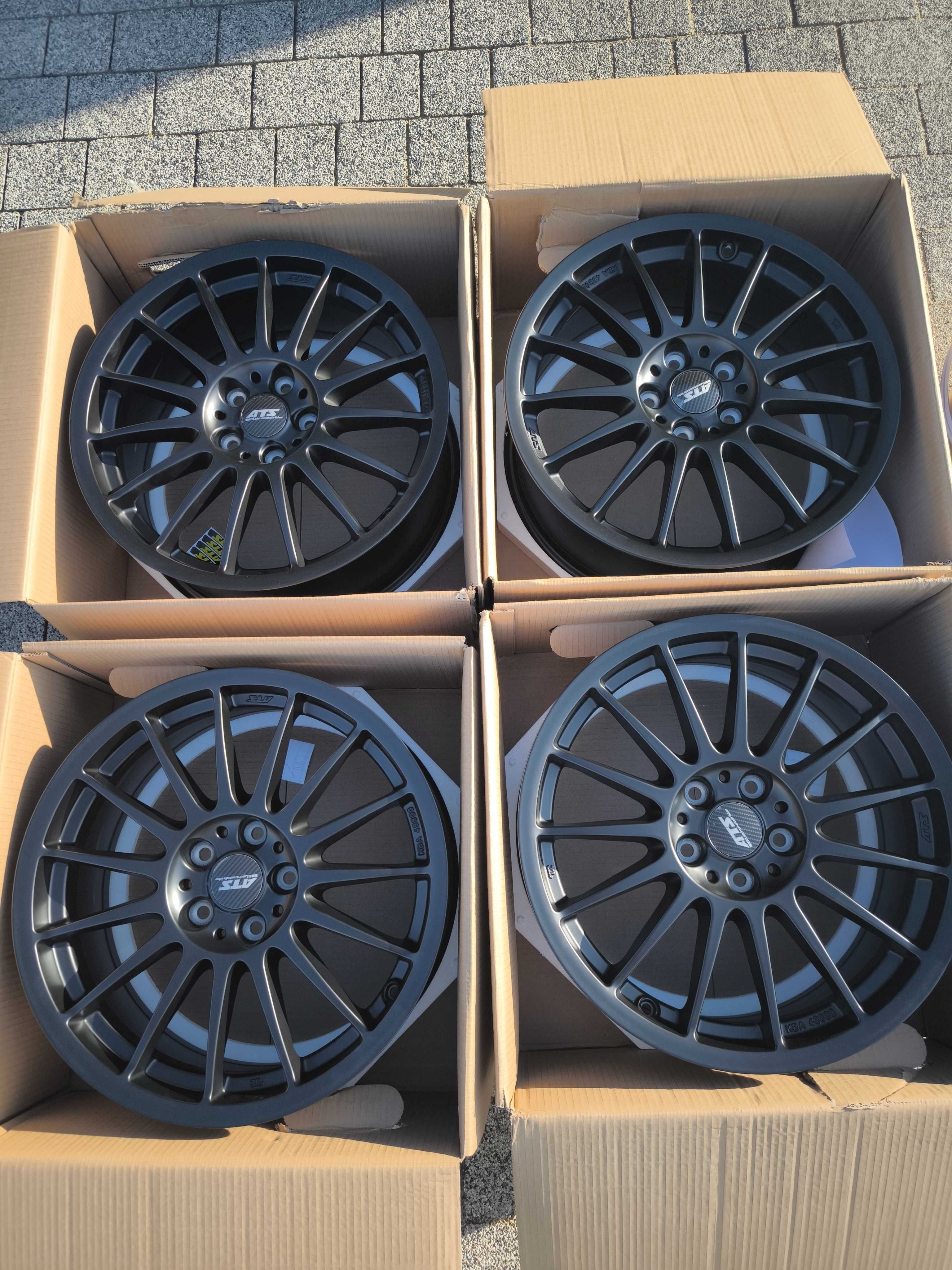 ***ATS Street Rallye Black nowe* czarne* szprychowe* 18 cali* 5x112***