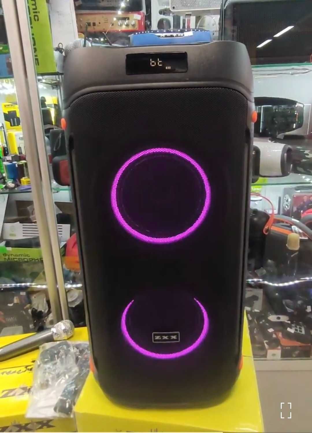 Мощная Bluetooth колонка ZXX 1200 Вт с микрофоном и пультом