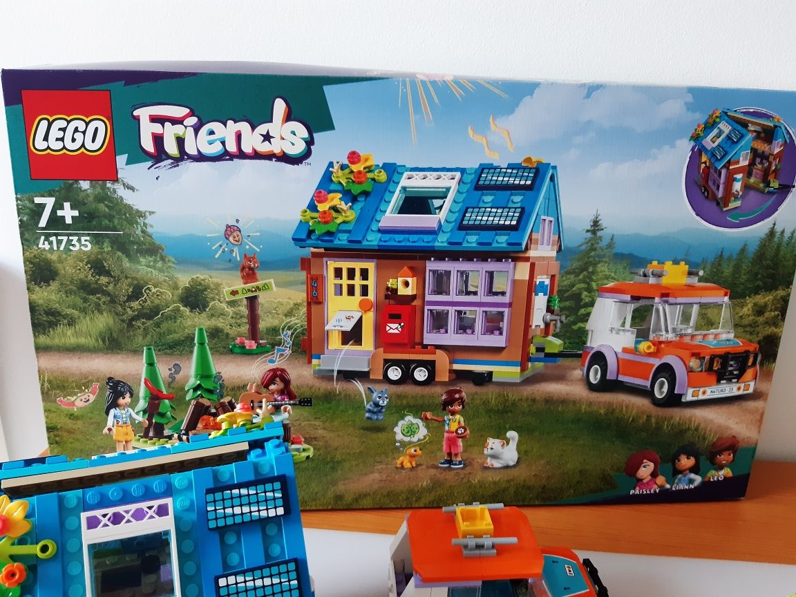 Lego Friends 41735 Mobilny Domek oraz Lego Friends 850967 Namiot .