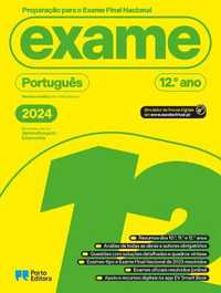 Livro de exames de português 12 ano 2024