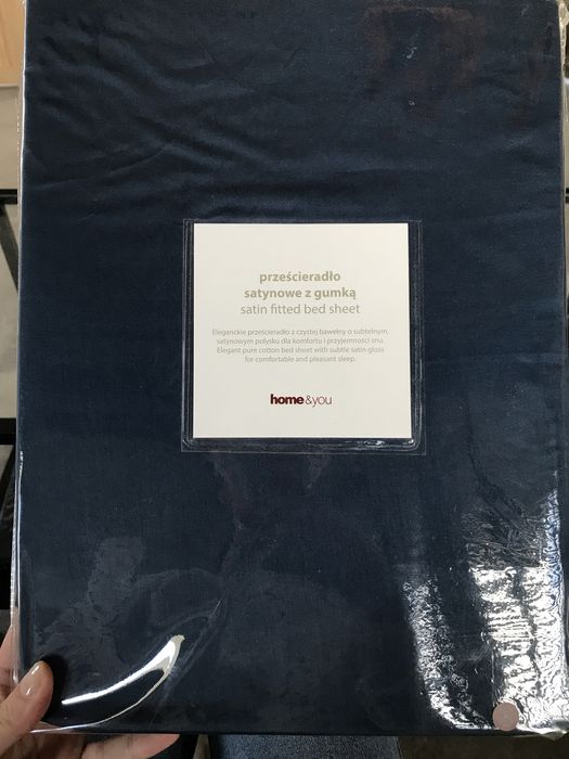 Prześcieradło satynowe z gumką home&you 90x200x25
