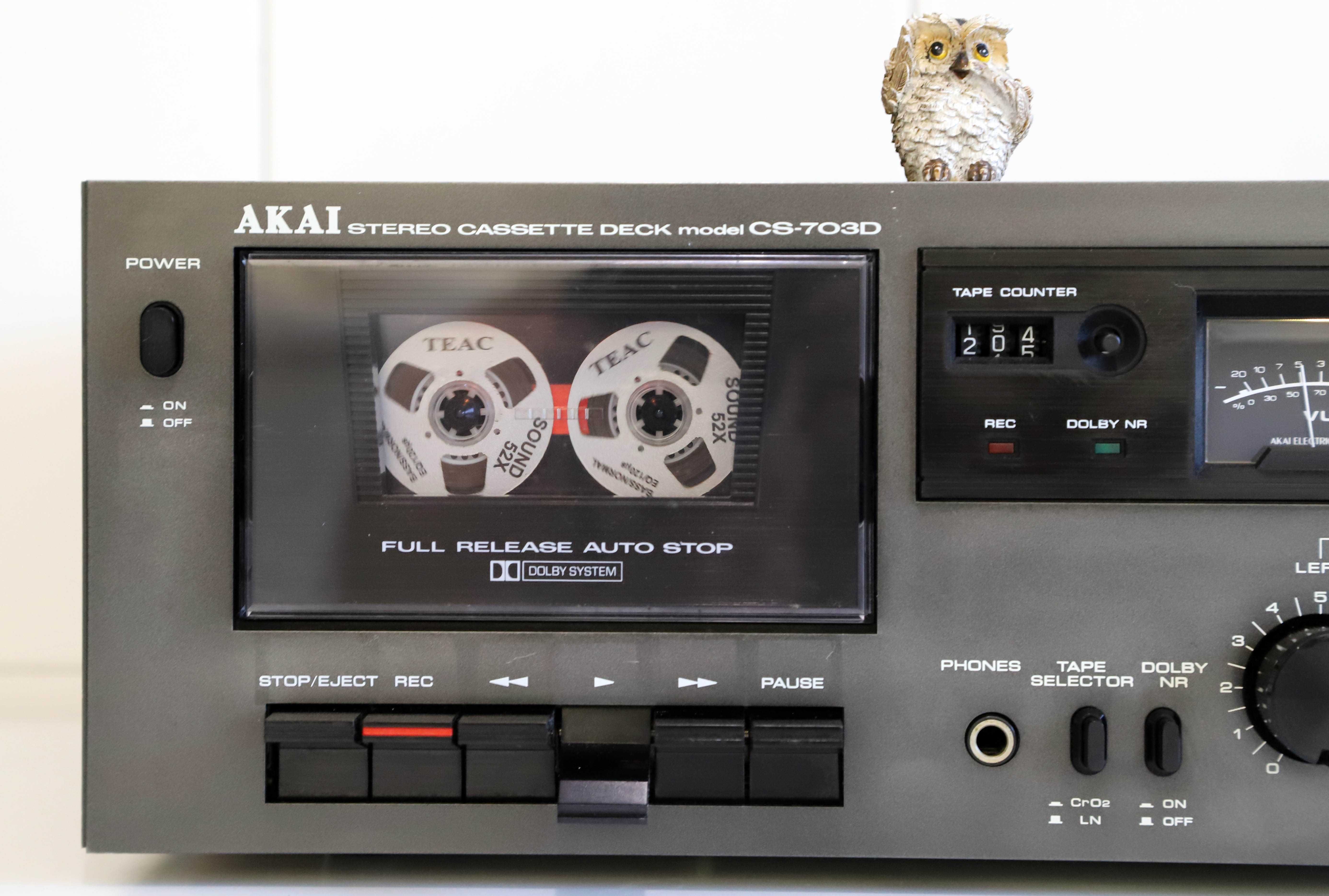 Akai CS-703D Tape Deck Cassetes