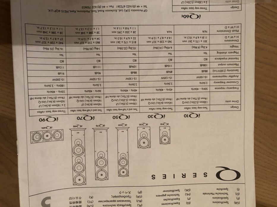 Акустика KEF IQ 90 60 Kube 2