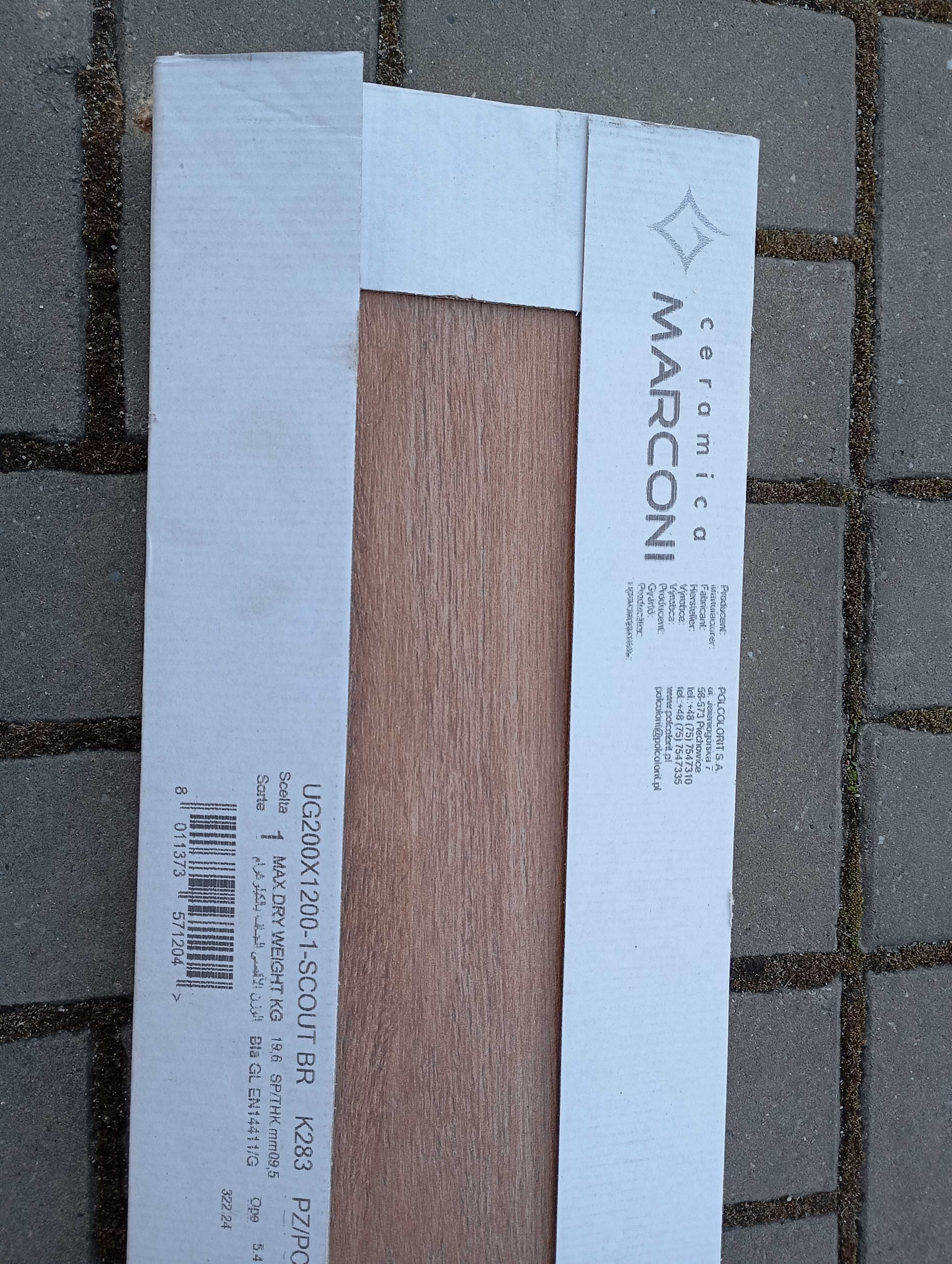 Płytki drewnopodobne / gres podłogowy 20x120