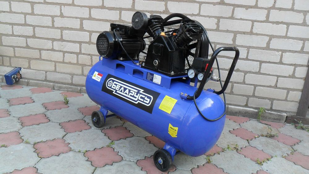 Новый Большой двухцилиндровый компрессор.