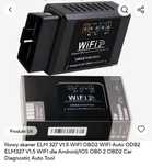 Nowy skaner diagnostyczny ELM 327 OBD2 WIFI v1,5