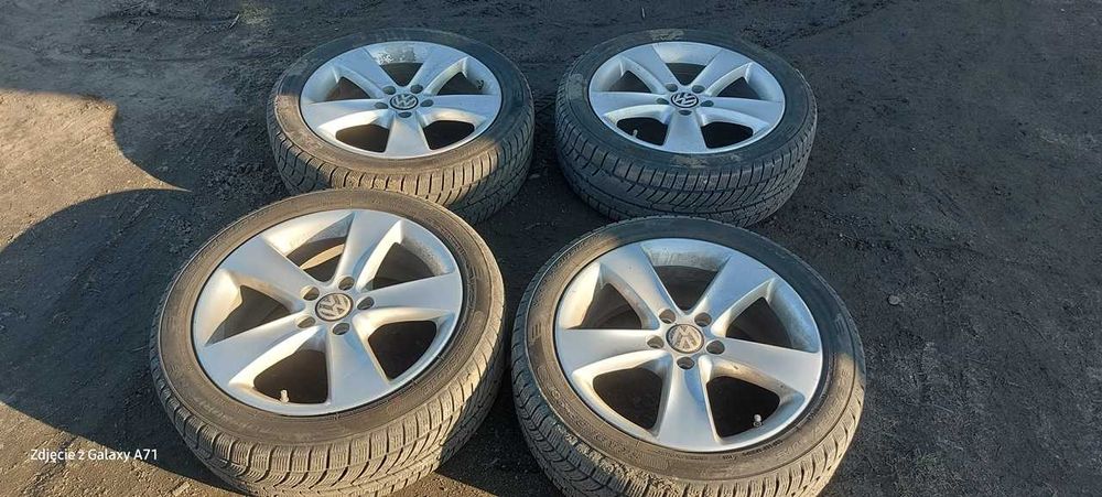 Alufelgi 17 Cali z Oponami ! 5x112 205/50R17!VW Audi Skoda!DB Stan!