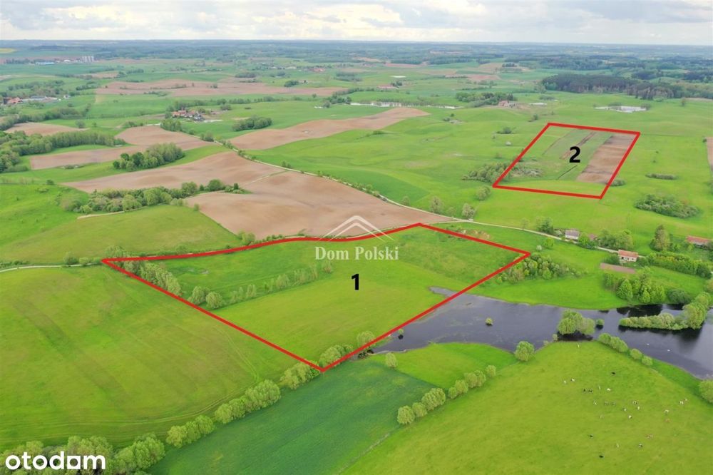 Działki 4,2 ha / 8,1 ha Mazury Garbate - Barany