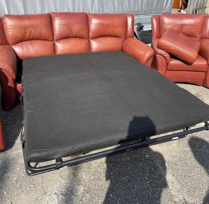 Komplet skórzany możliwy transport