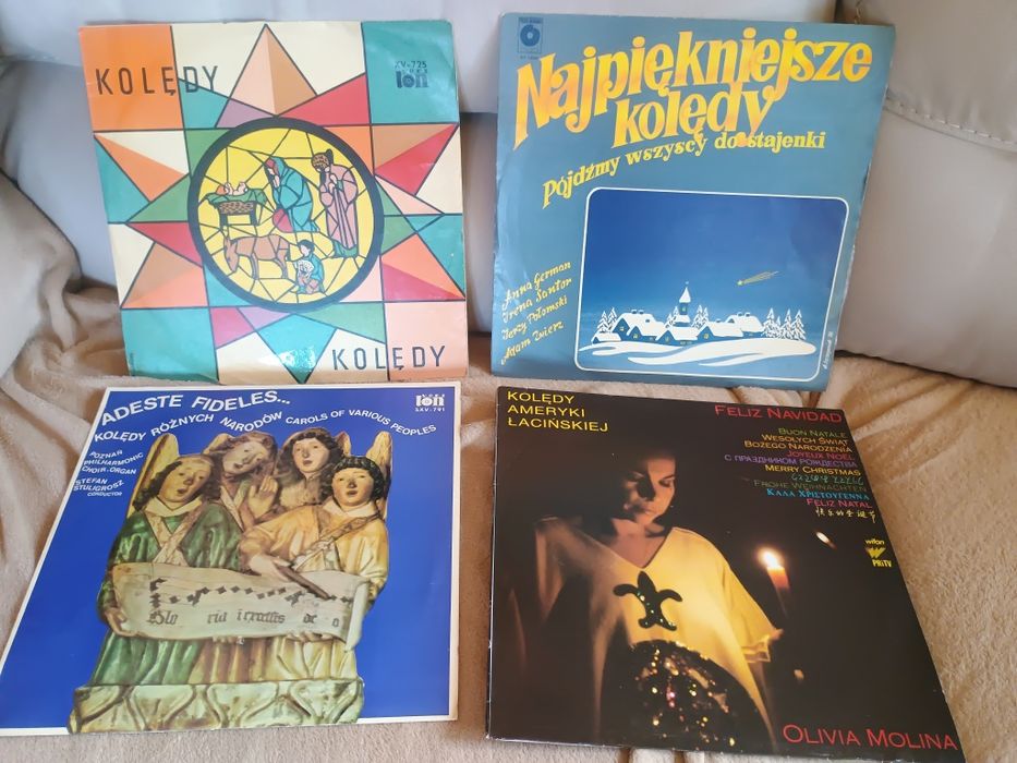 Kolędy na płytach winylowych 4 szt