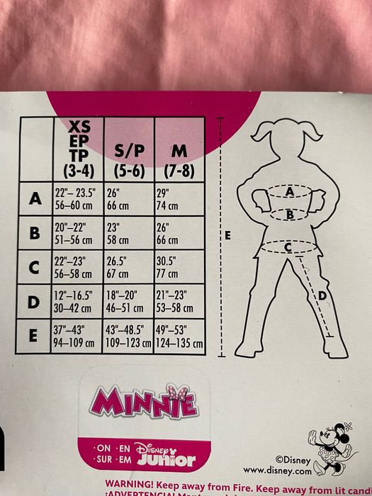 Disfarce Carnaval menina 5-6 anos