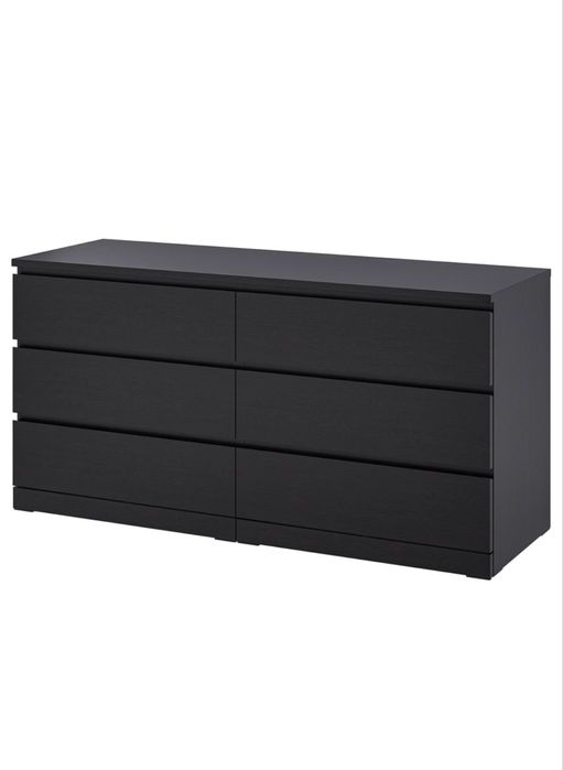 Cómoda MALM IKEA preta