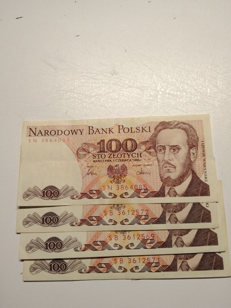 100 zł 1988 r. Ludwik Waryński