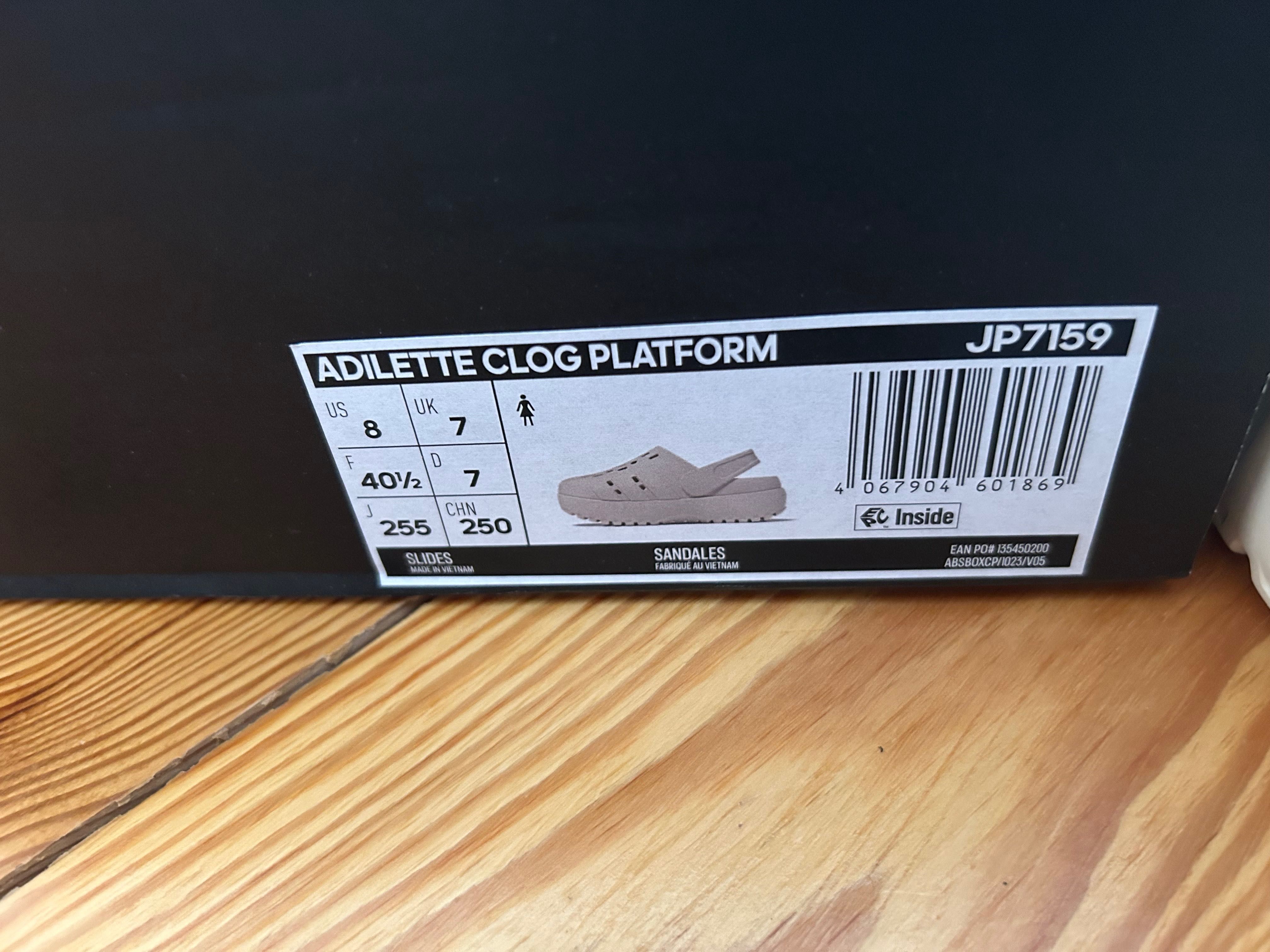 adidas Шльопанці клоги шлёпанци крокси clog Adilette Clog Platform