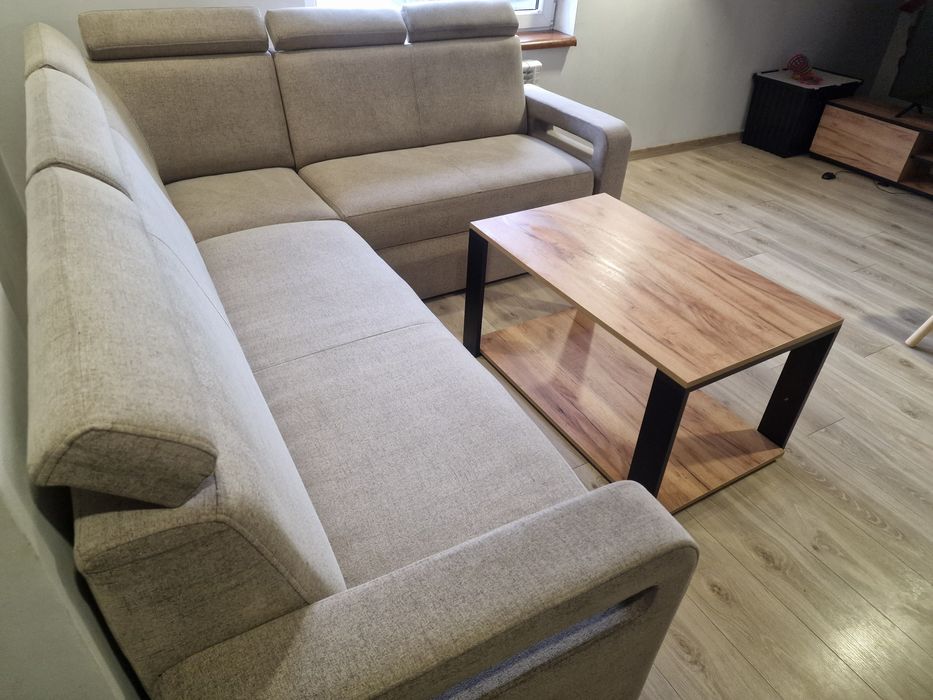 Narożnik kanapa sofa z funkcja spania