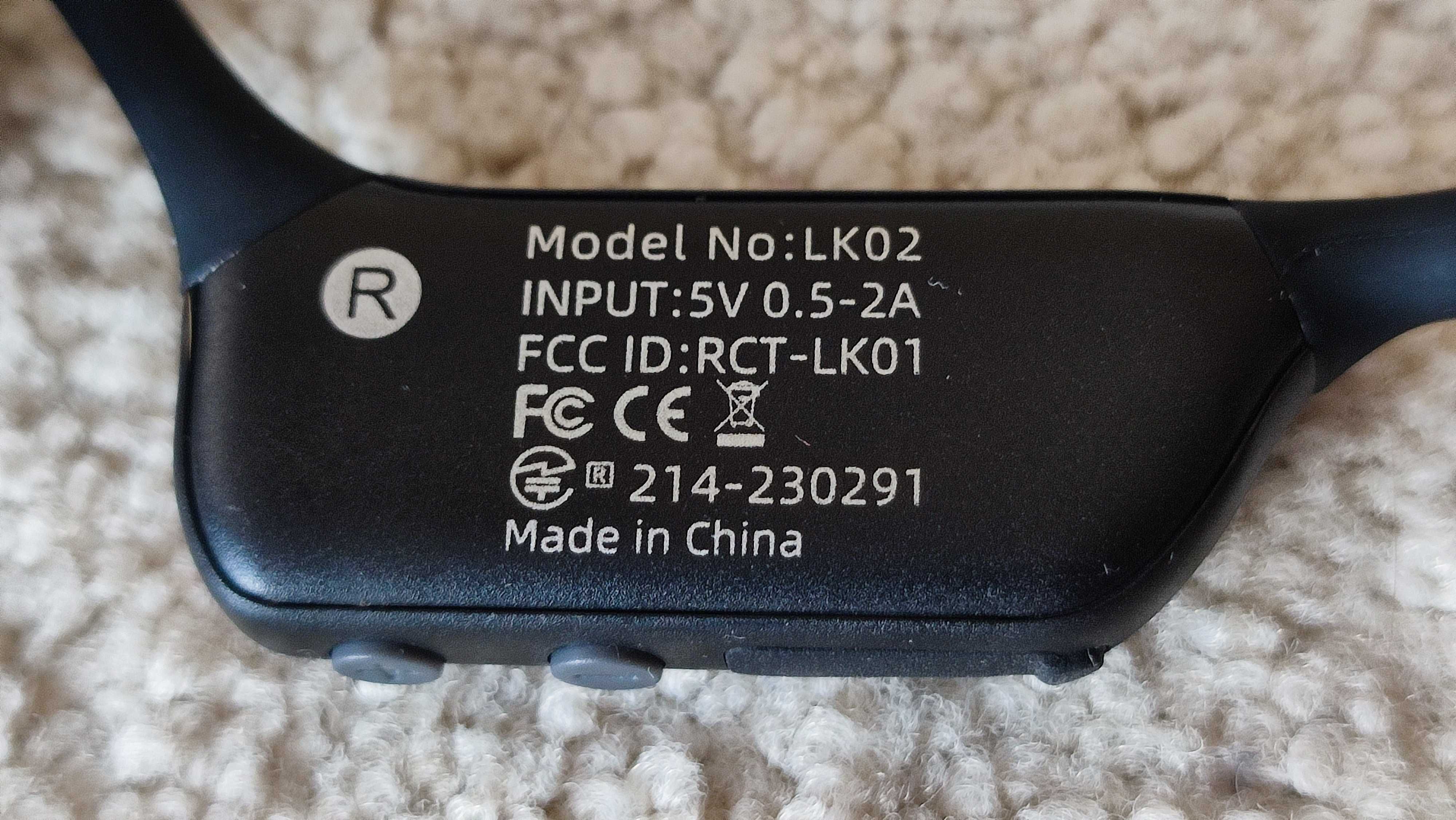 ZIOCOM Open Ear słuchawki Bluetooth aptX-LL LK02