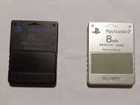 2 Cartões de Memória PlayStation 2