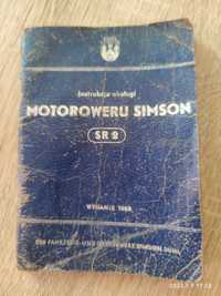 Instrukcja obsługi Simson sr2 1958r