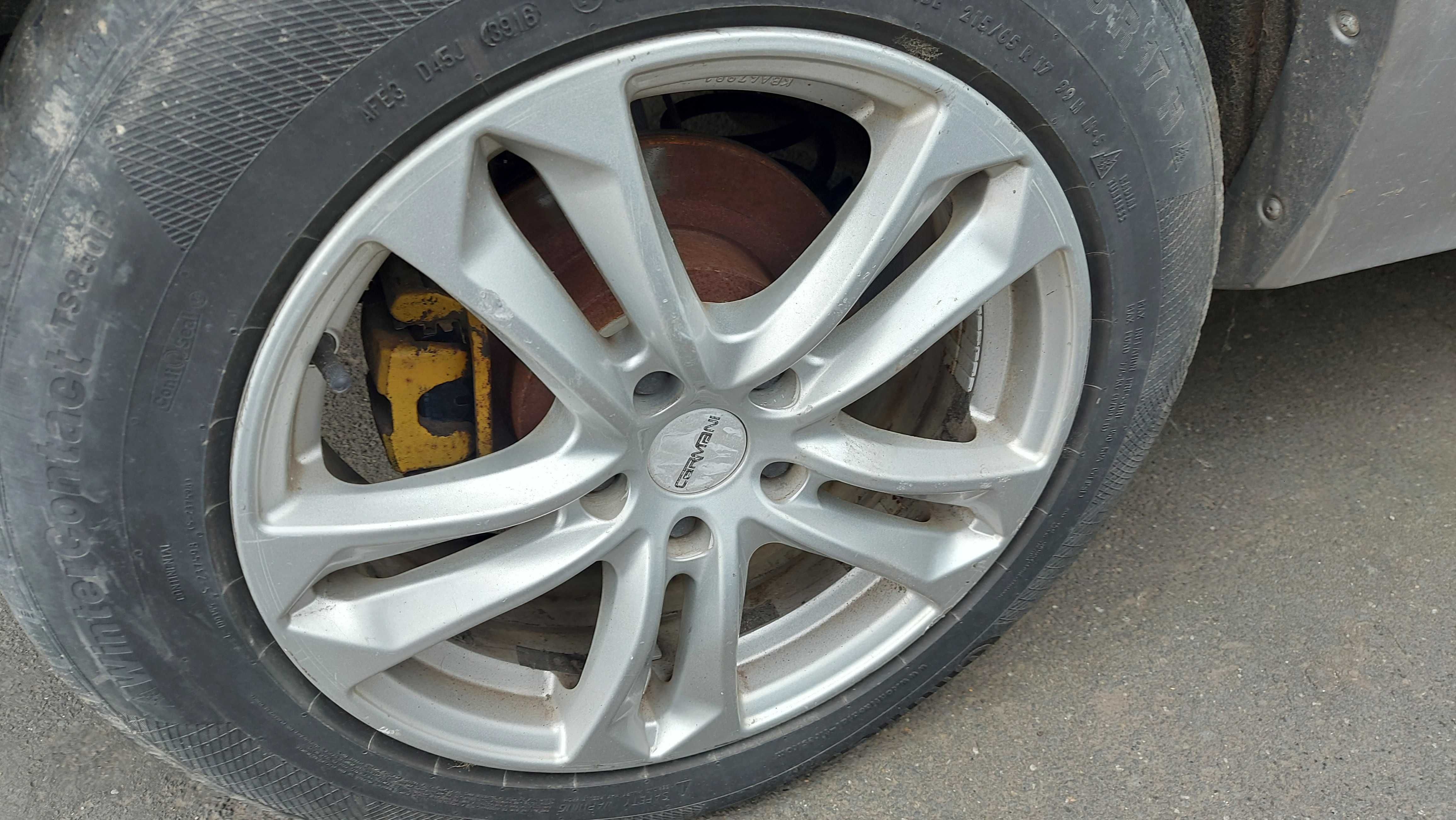 Renault Koleos felgi aluminiowe 5x114/3/17 FV części/dostawa